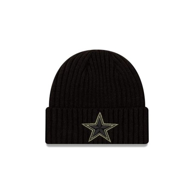 Sapca New Era Dallas Cowboys NFL Salute To Service Cuff Knit Beanie - Negrii